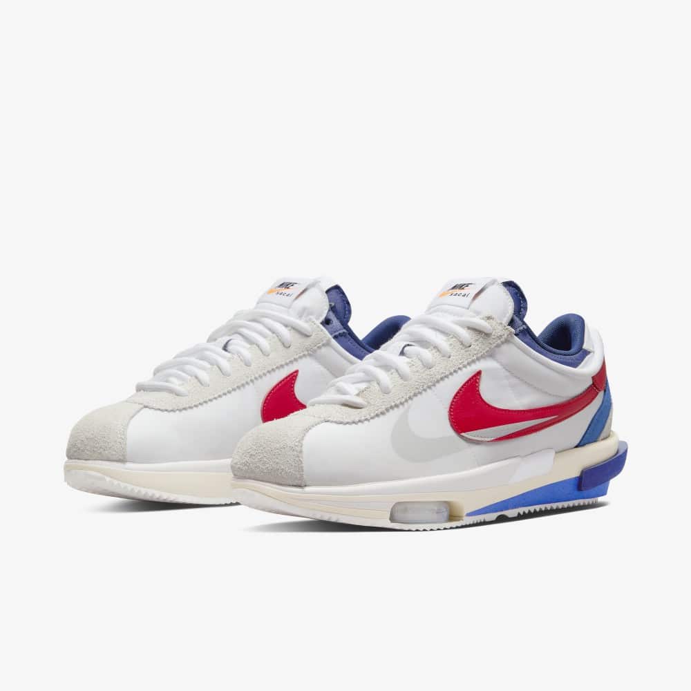 Sacai x Nike Cortez 4.0 White | DQ0581-100 | Grailify